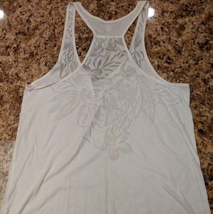 Floral imprint racerback tank